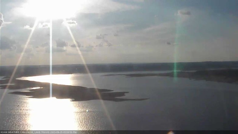Lake Travis webcam, September 25, 2023 6:00 PM CT
