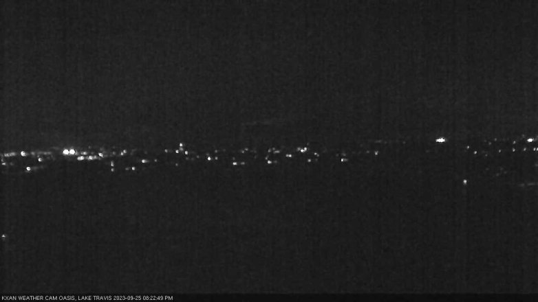 Lake Travis webcam, September 25, 2023 8:25 PM CT