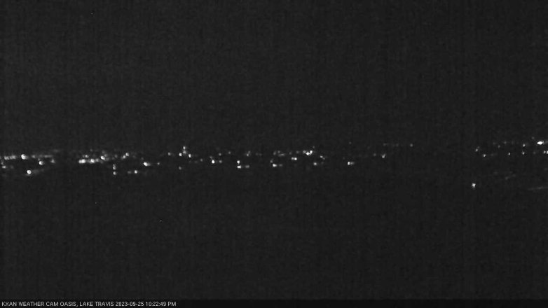 Lake Travis webcam, September 25, 2023 10:25 PM CT
