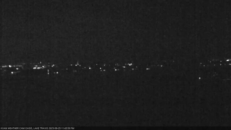 Lake Travis webcam, September 25, 2023 11:45 PM CT