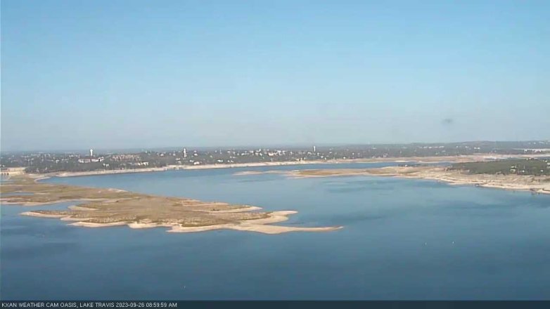 Lake Travis webcam, September 26, 2023 9:00 AM CT