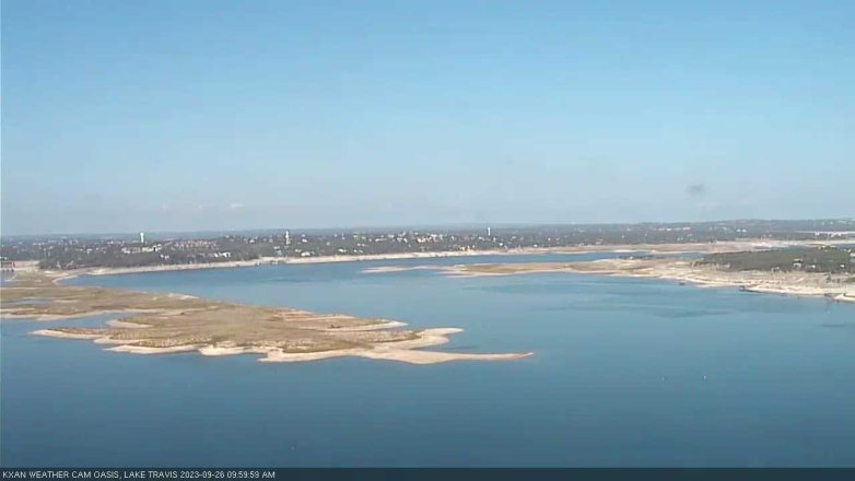 Lake Travis webcam, September 26, 2023 10:00 AM CT