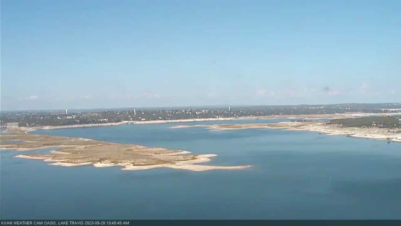 Lake Travis webcam, September 26, 2023 10:45 AM CT