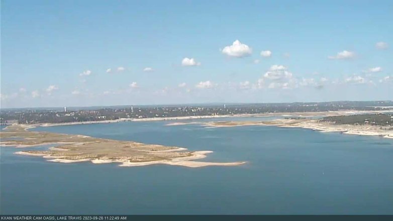 Lake Travis webcam, September 26, 2023 11:25 AM CT