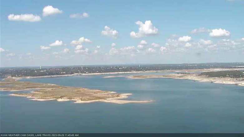 Lake Travis webcam, September 26, 2023 11:45 AM CT