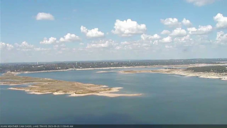 Lake Travis webcam, September 26, 2023 12:00 PM CT
