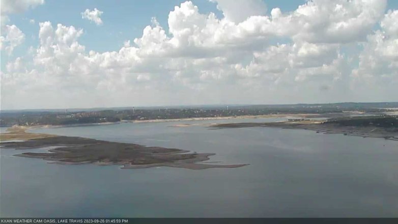 Lake Travis webcam, September 26, 2023 1:45 PM CT