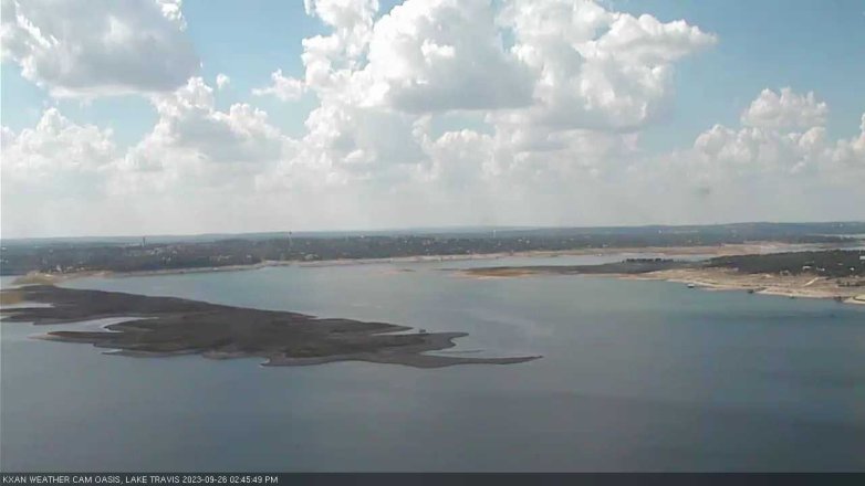 Lake Travis webcam, September 26, 2023 2:45 PM CT