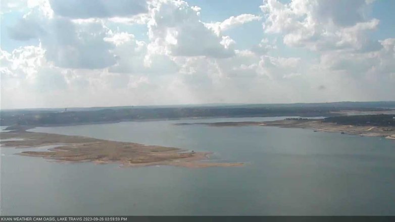 Lake Travis webcam, September 26, 2023 4:00 PM CT