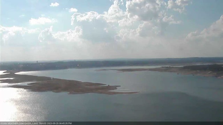 Lake Travis webcam, September 26, 2023 4:45 PM CT