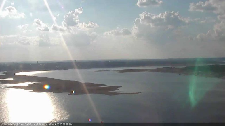 Lake Travis webcam, September 26, 2023 5:25 PM CT