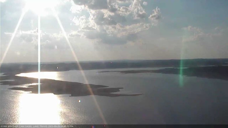 Lake Travis webcam, September 26, 2023 5:45 PM CT