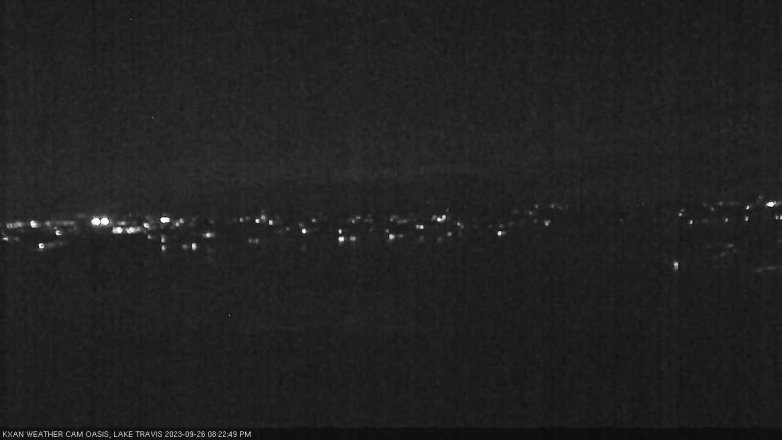Lake Travis webcam, September 26, 2023 8:25 PM CT