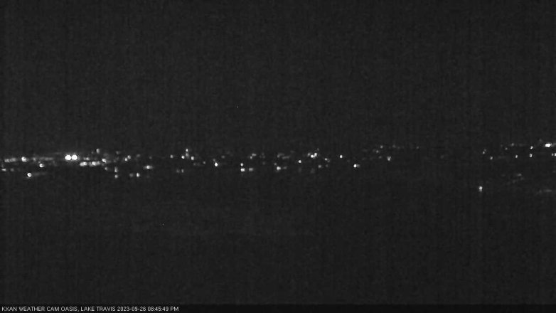 Lake Travis webcam, September 26, 2023 8:45 PM CT