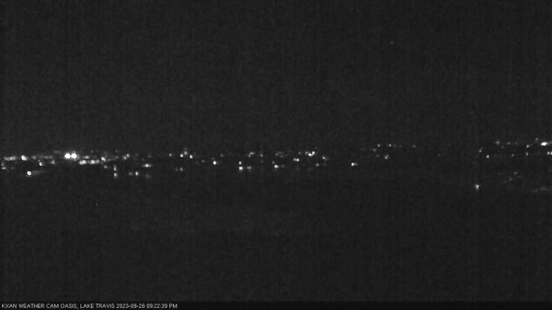 Lake Travis webcam, September 26, 2023 9:25 PM CT