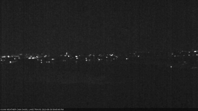 Lake Travis webcam, September 26, 2023 9:45 PM CT