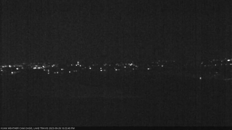 Lake Travis webcam, September 26, 2023 10:25 PM CT