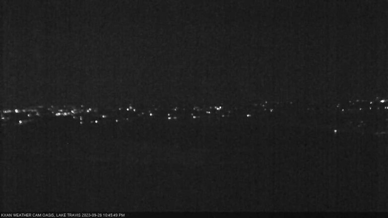 Lake Travis webcam, September 26, 2023 10:45 PM CT