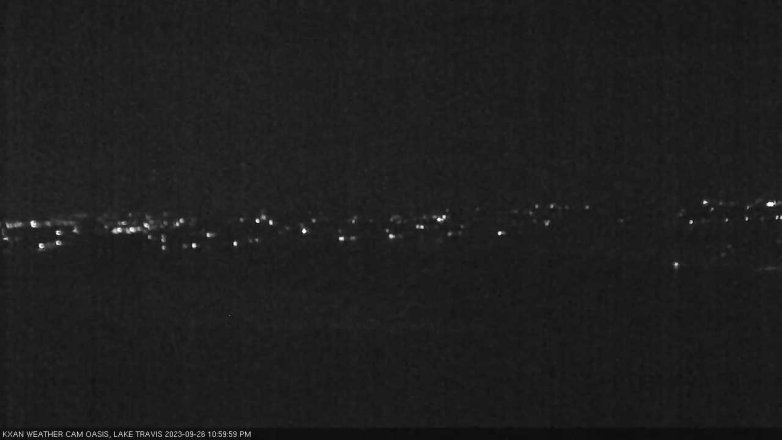 Lake Travis webcam, September 26, 2023 11:00 PM CT
