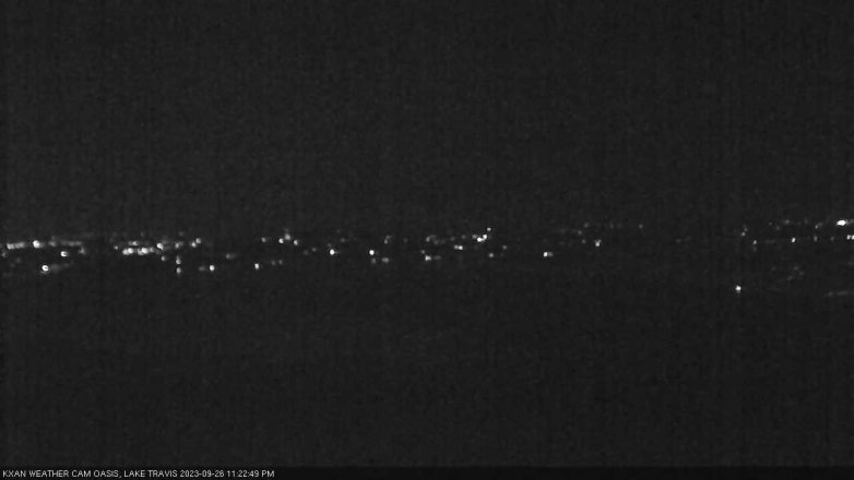 Lake Travis webcam, September 26, 2023 11:25 PM CT