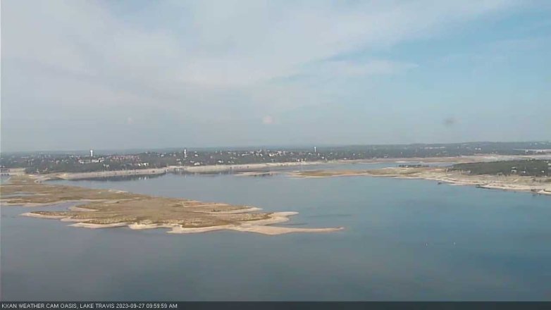 Lake Travis webcam, September 27, 2023 10:00 AM CT