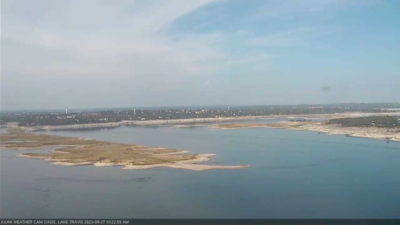 Lake Travis webcam, September 27, 2023 10:25 AM CT