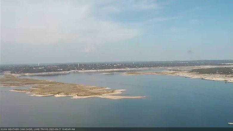 Lake Travis webcam, September 27, 2023 10:45 AM CT