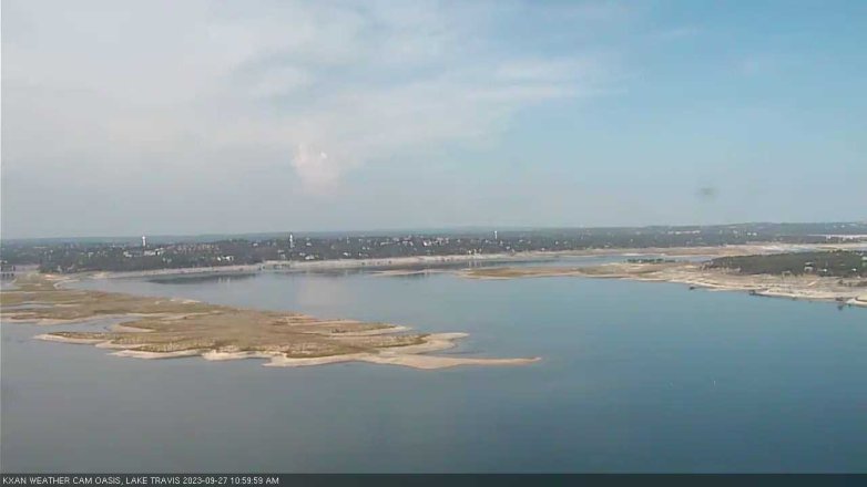 Lake Travis webcam, September 27, 2023 11:00 AM CT