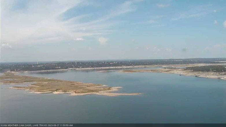 Lake Travis webcam, September 27, 2023 12:00 PM CT