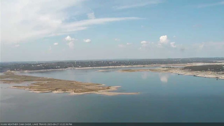 Lake Travis webcam, September 27, 2023 12:25 PM CT