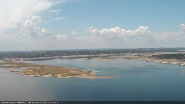 Lake Travis webcam, September 27, 2023 1:00 PM CT