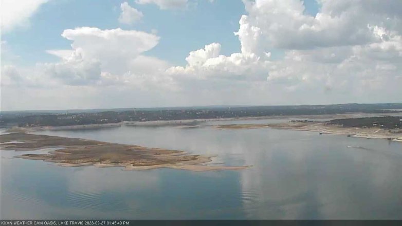 Lake Travis webcam, September 27, 2023 1:45 PM CT