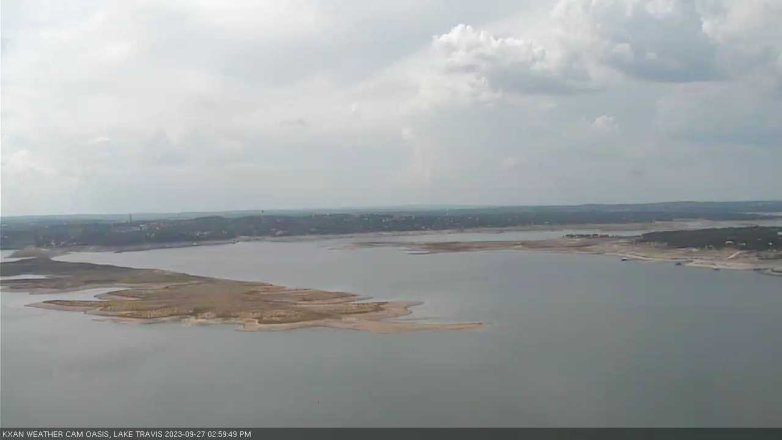 Lake Travis webcam, September 27, 2023 3:00 PM CT