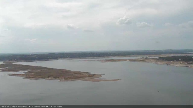 Lake Travis webcam, September 27, 2023 3:25 PM CT