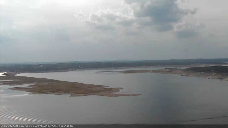 Lake Travis webcam, September 27, 2023 4:45 PM CT