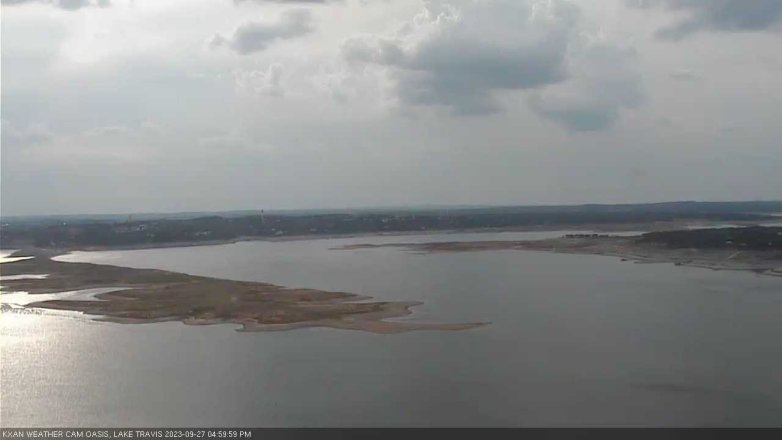 Lake Travis webcam, September 27, 2023 5:00 PM CT