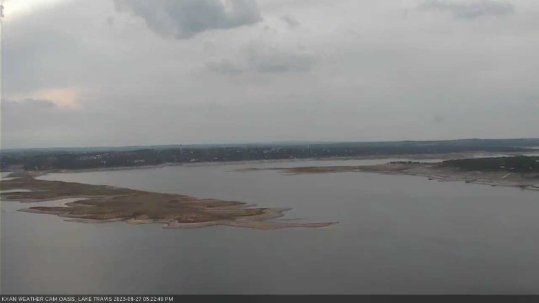 Lake Travis webcam, September 27, 2023 5:25 PM CT