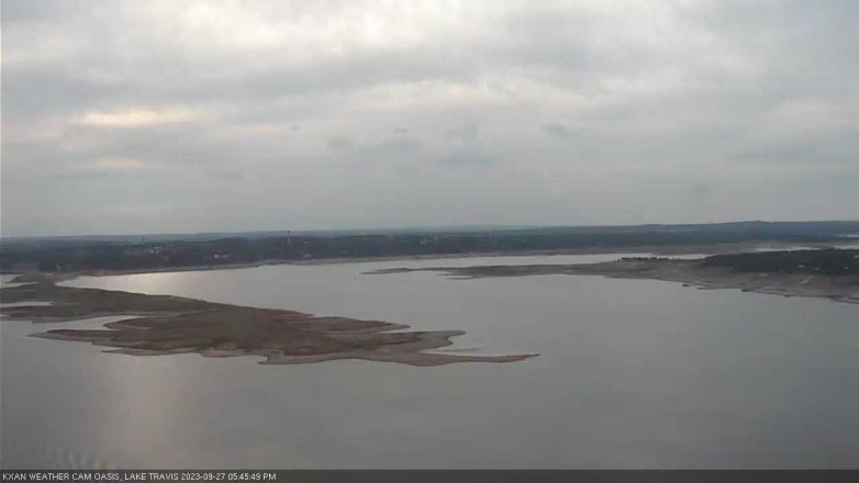 Lake Travis webcam, September 27, 2023 5:45 PM CT