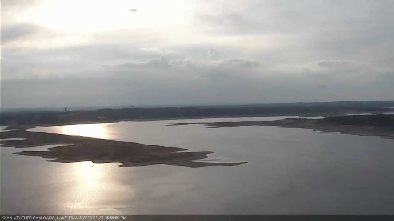 Lake Travis webcam, September 27, 2023 6:00 PM CT