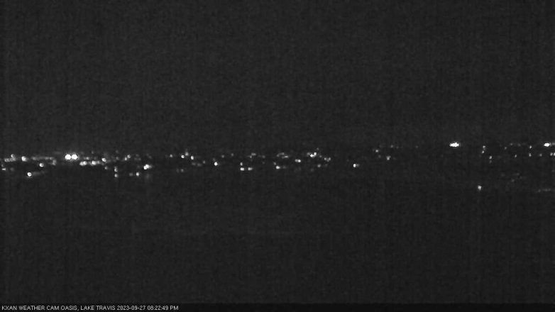 Lake Travis webcam, September 27, 2023 8:25 PM CT