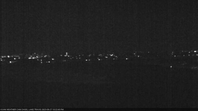 Lake Travis webcam, September 27, 2023 10:25 PM CT
