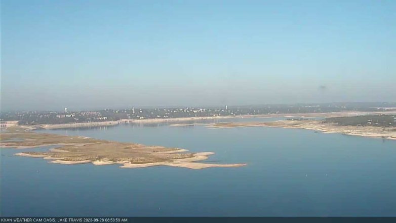 Lake Travis webcam, September 28, 2023 9:00 AM CT