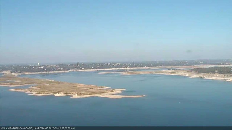 Lake Travis webcam, September 28, 2023 10:00 AM CT