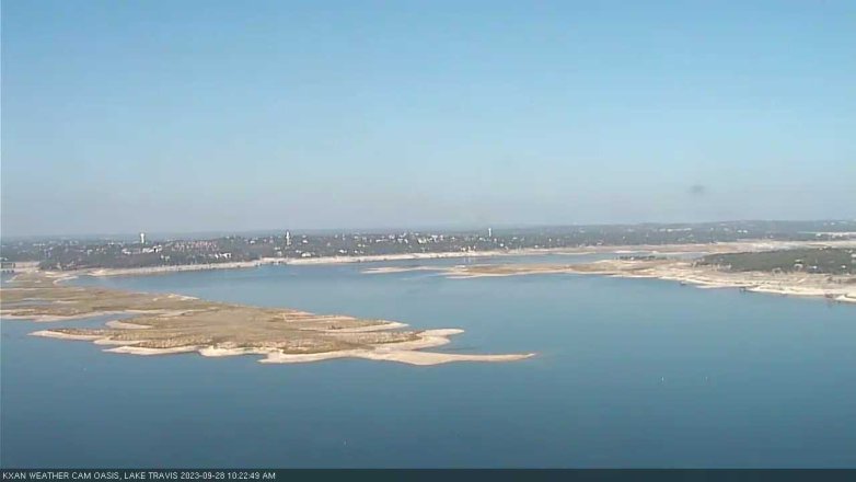 Lake Travis webcam, September 28, 2023 10:25 AM CT