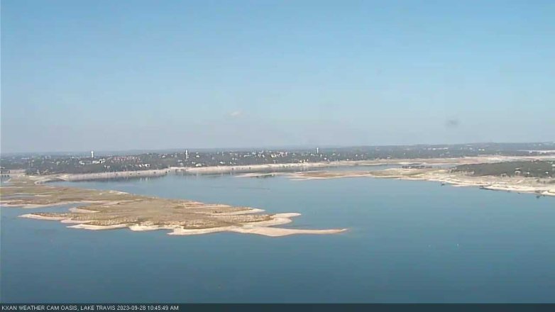Lake Travis webcam, September 28, 2023 10:45 AM CT