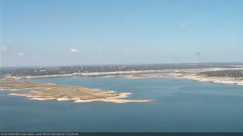Lake Travis webcam, September 28, 2023 11:25 AM CT