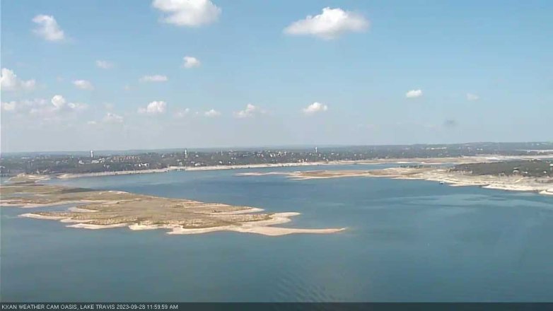 Lake Travis webcam, September 28, 2023 12:00 PM CT