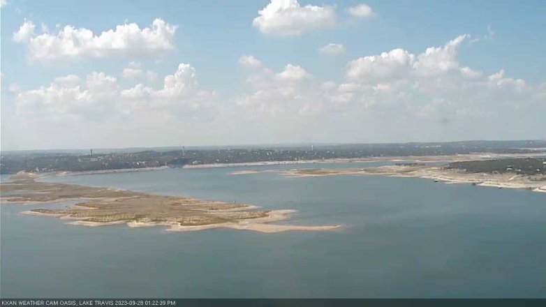 Lake Travis webcam, September 28, 2023 1:25 PM CT