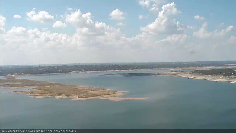 Lake Travis webcam, September 28, 2023 2:00 PM CT