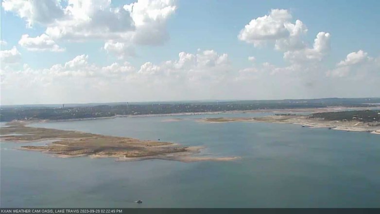 Lake Travis webcam, September 28, 2023 2:25 PM CT